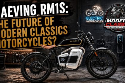 Maeving Rm1s | Britain's Stylish Electric Modern Classic Motorcycle