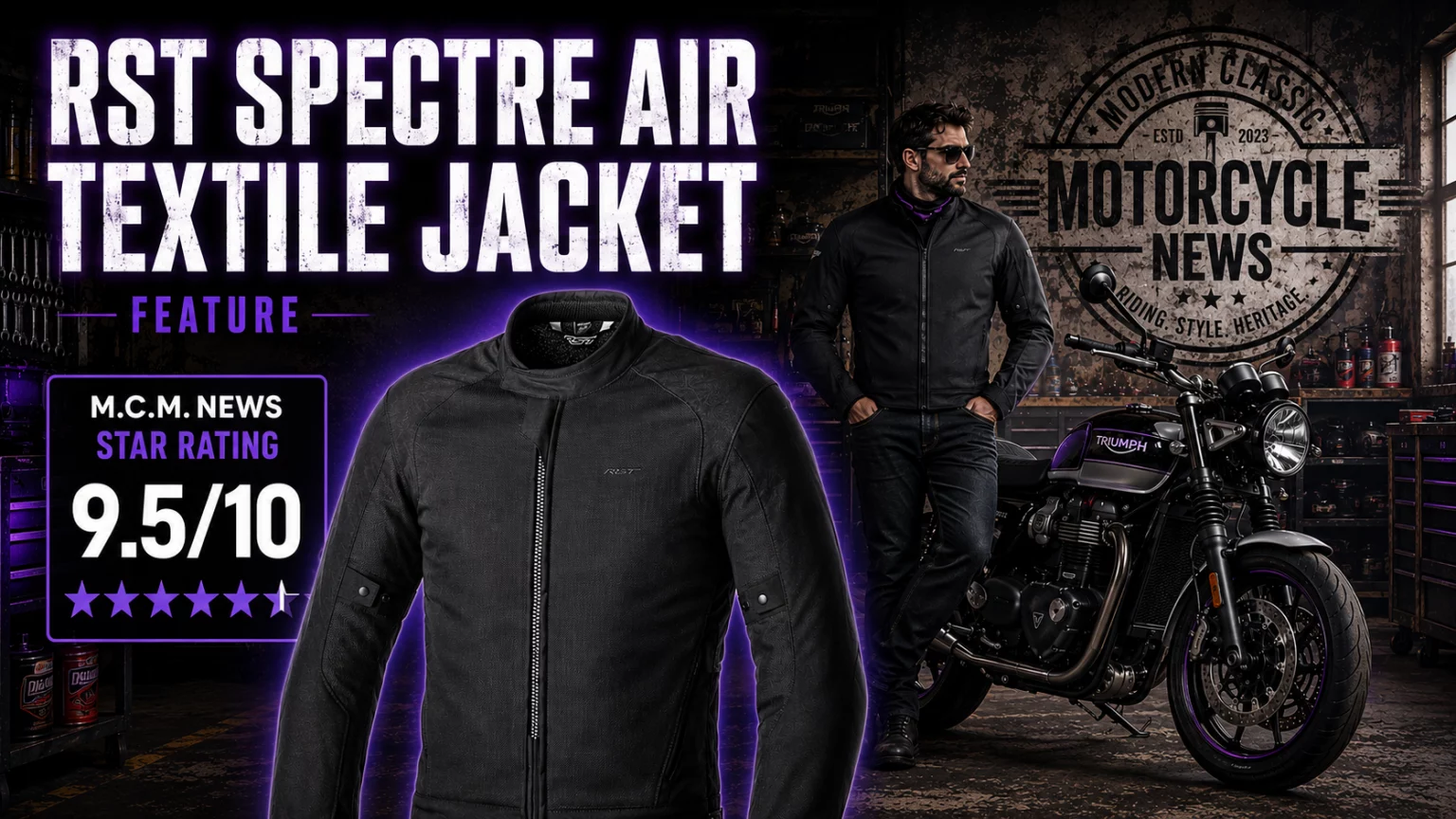 Rst Spectre Air Textile Jacket Feature: Ultimate Comfort And Style For Riders - Watch It