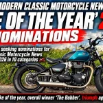 Modern Classic Motorcycle News - 'bike Of The Year' 2026 - Nominations